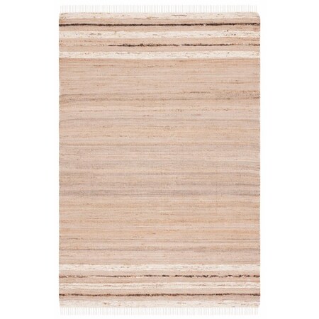 Safavieh 4 x 6 ft. Natural Hand Woven Rectangle Area Rug Natural & Brown NAT873T-4